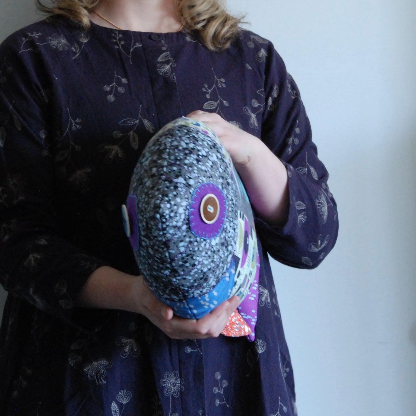Stuffed Fish 3 - PDF Patchwork Sewing Pattern