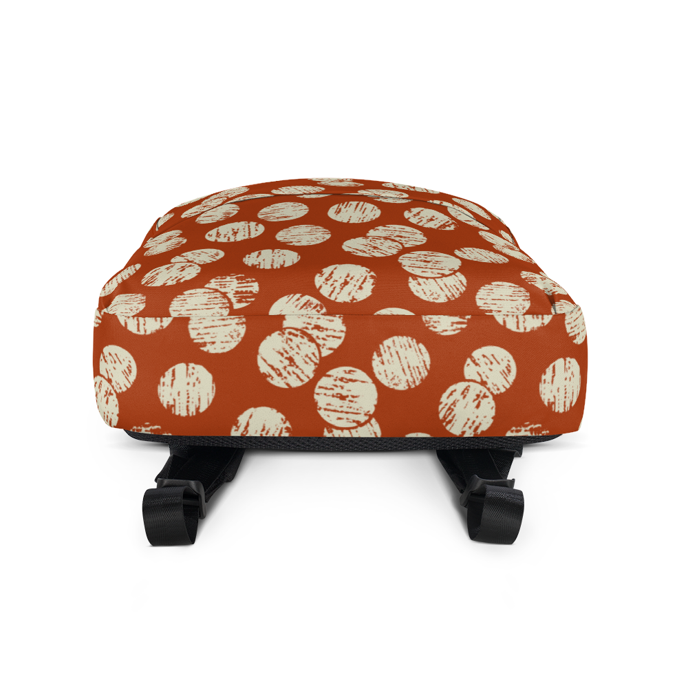 Vintage Dots Backpack - Red