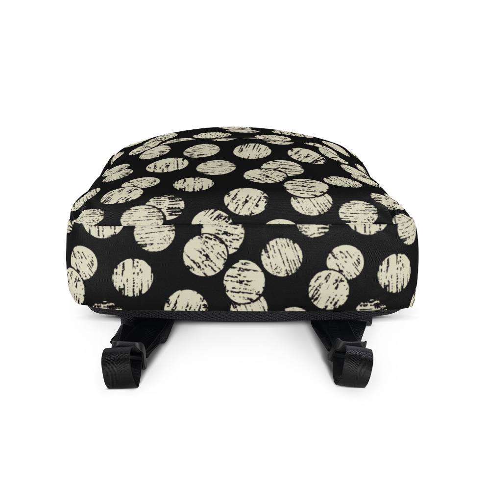 Vintage Dots Backpack - B+W