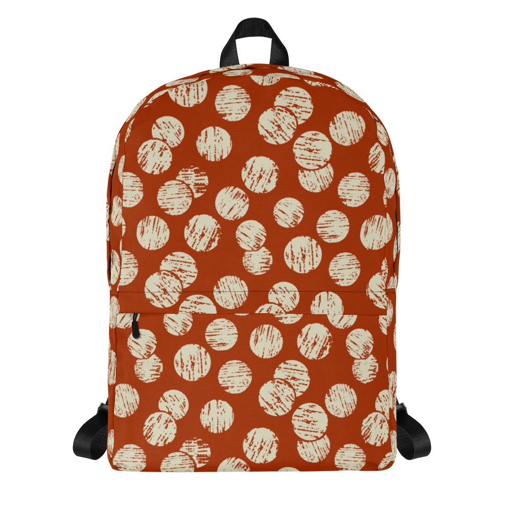 Vintage Dots Backpack - Red