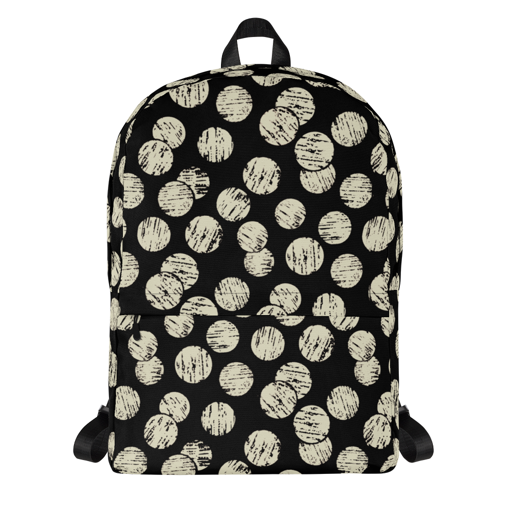 Vintage Dots Backpack - B+W