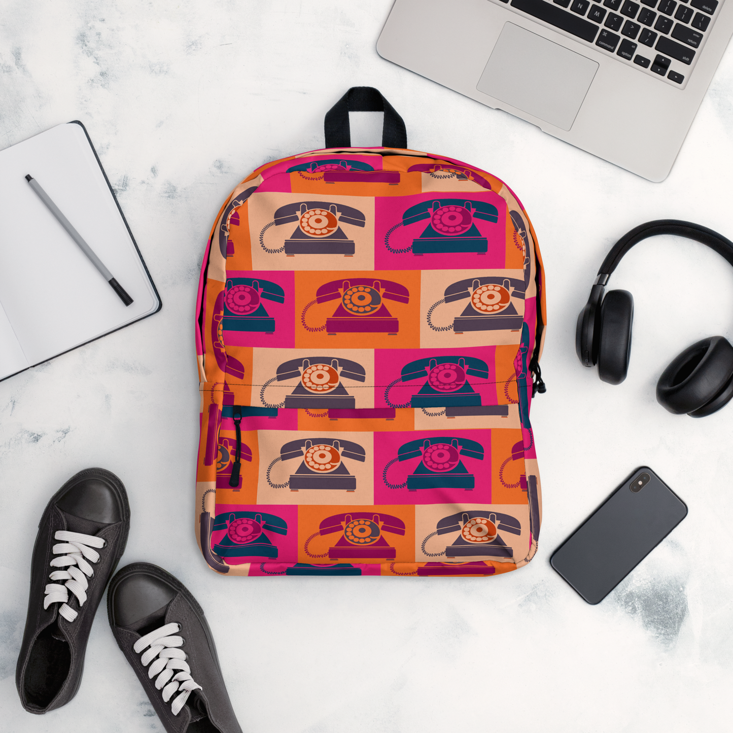 Ring Ring Backpack - Pink