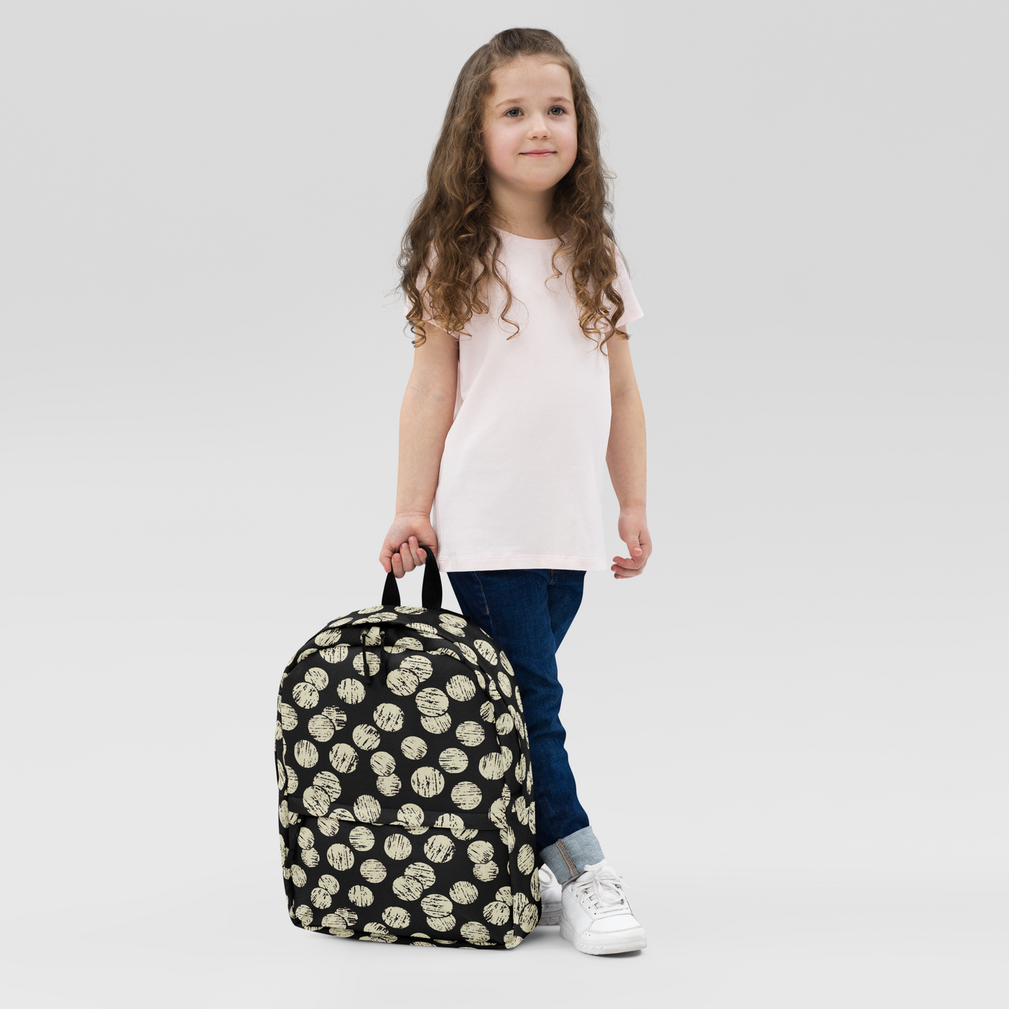 Vintage Dots Backpack - B+W
