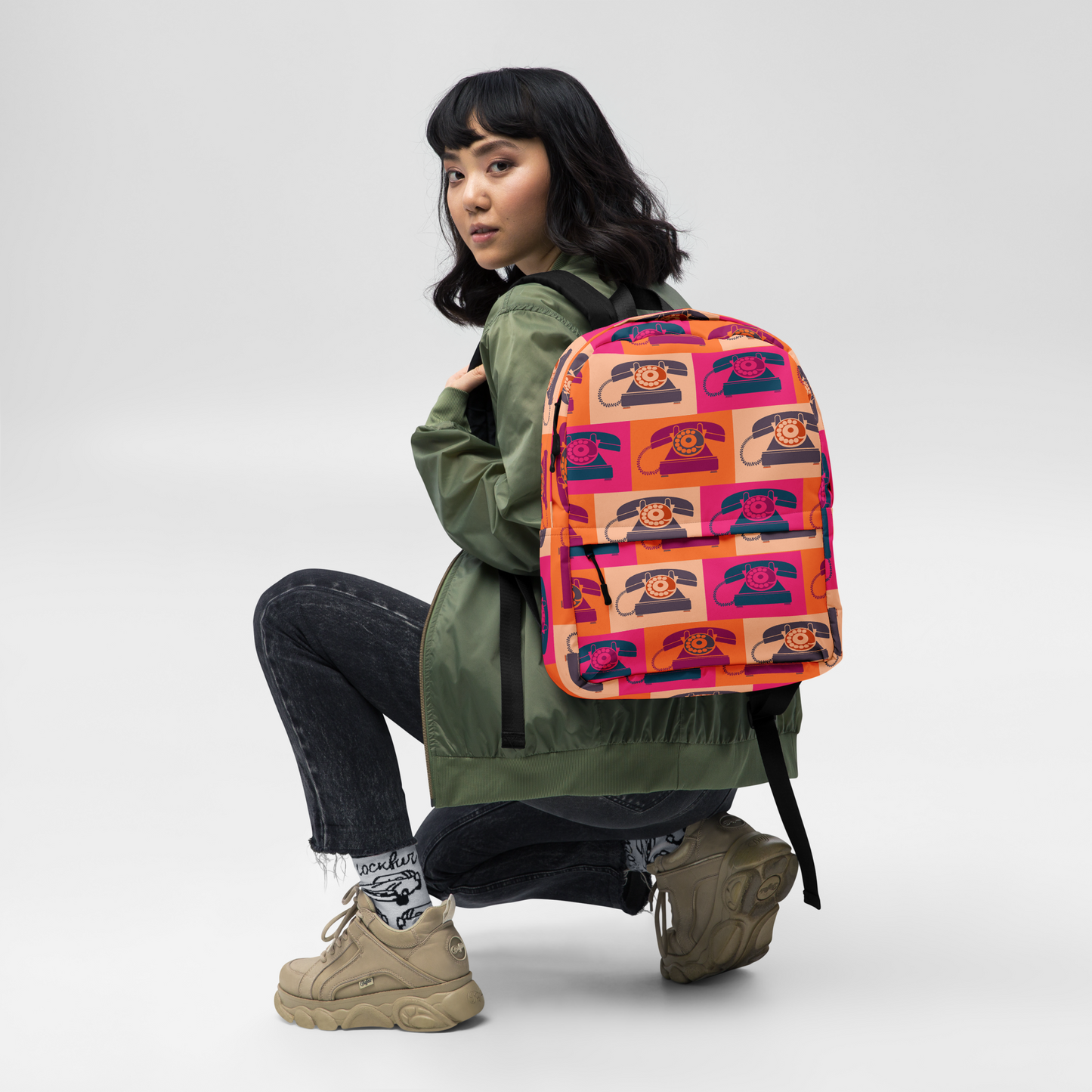 Ring Ring Backpack - Pink