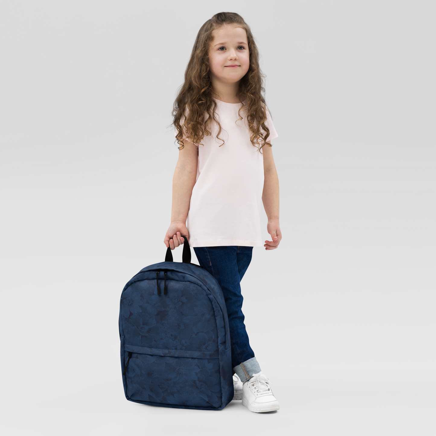 Floral Backpack - Indigo