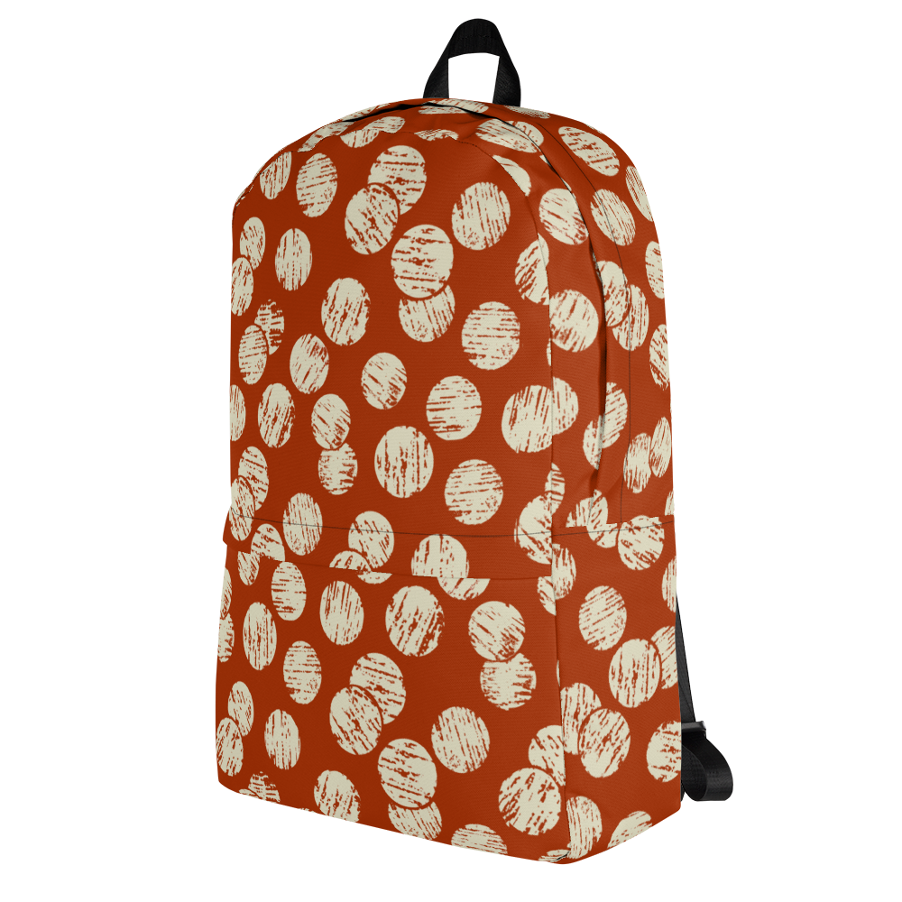 Vintage Dots Backpack - Red