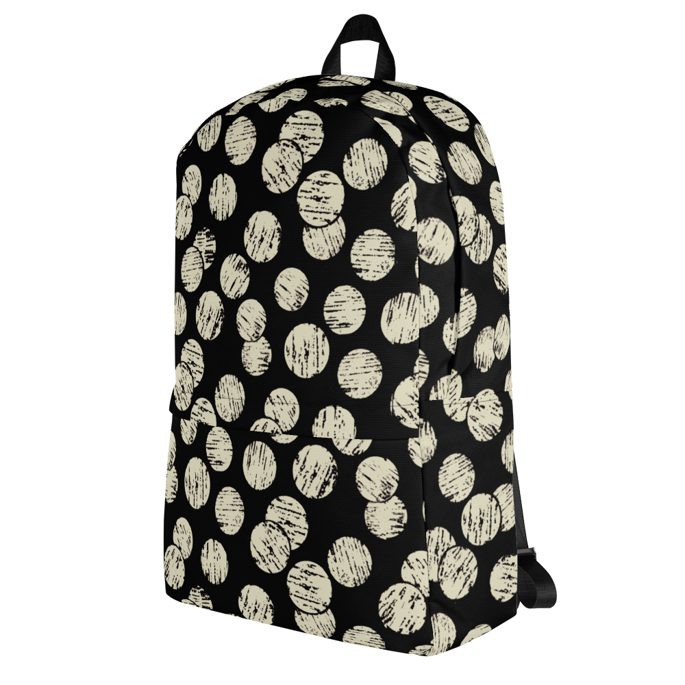 Vintage Dots Backpack - B+W