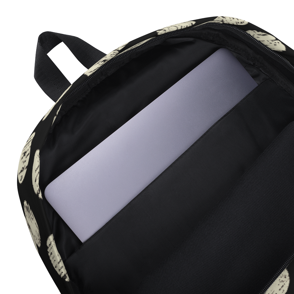 Vintage Dots Backpack - B+W