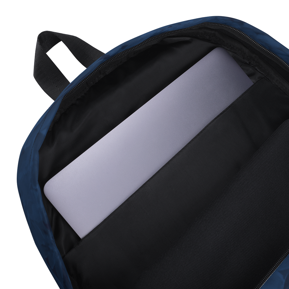 Floral Backpack - Indigo