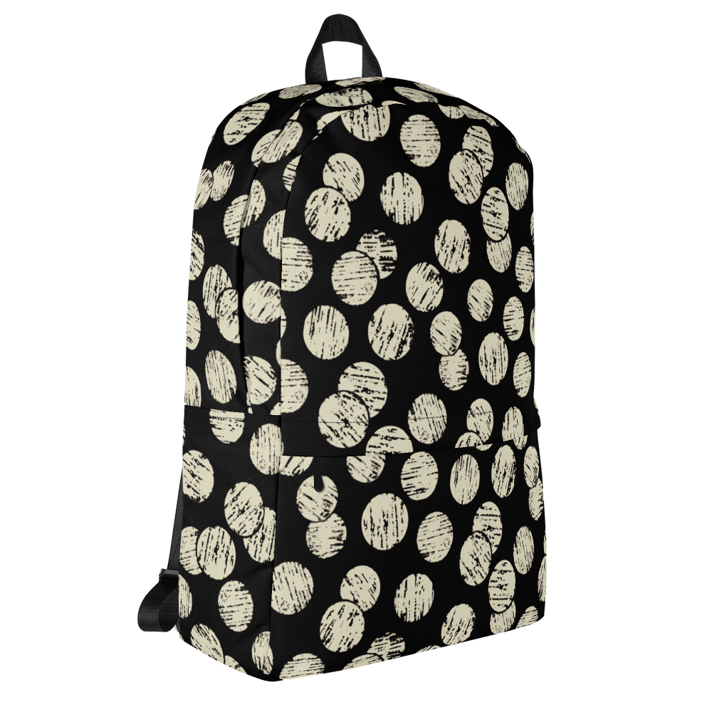 Vintage Dots Backpack - B+W