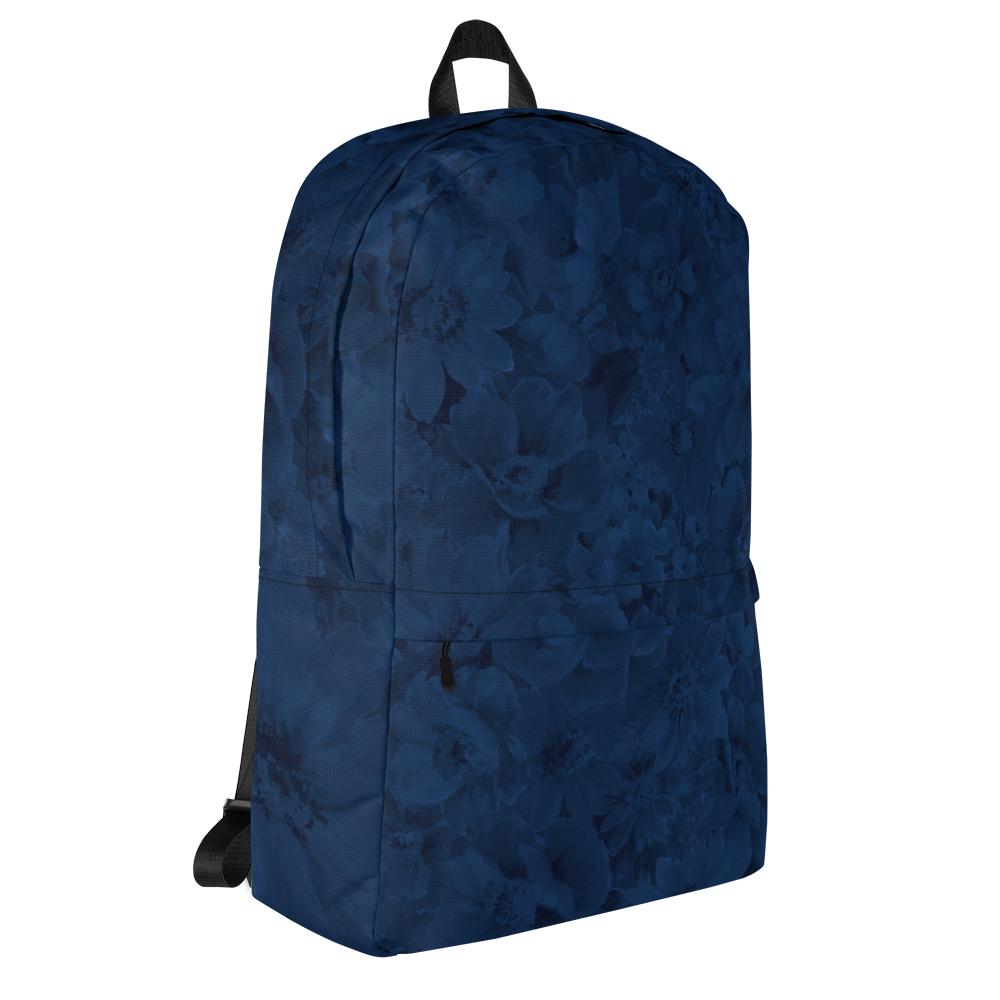 Floral Backpack - Indigo
