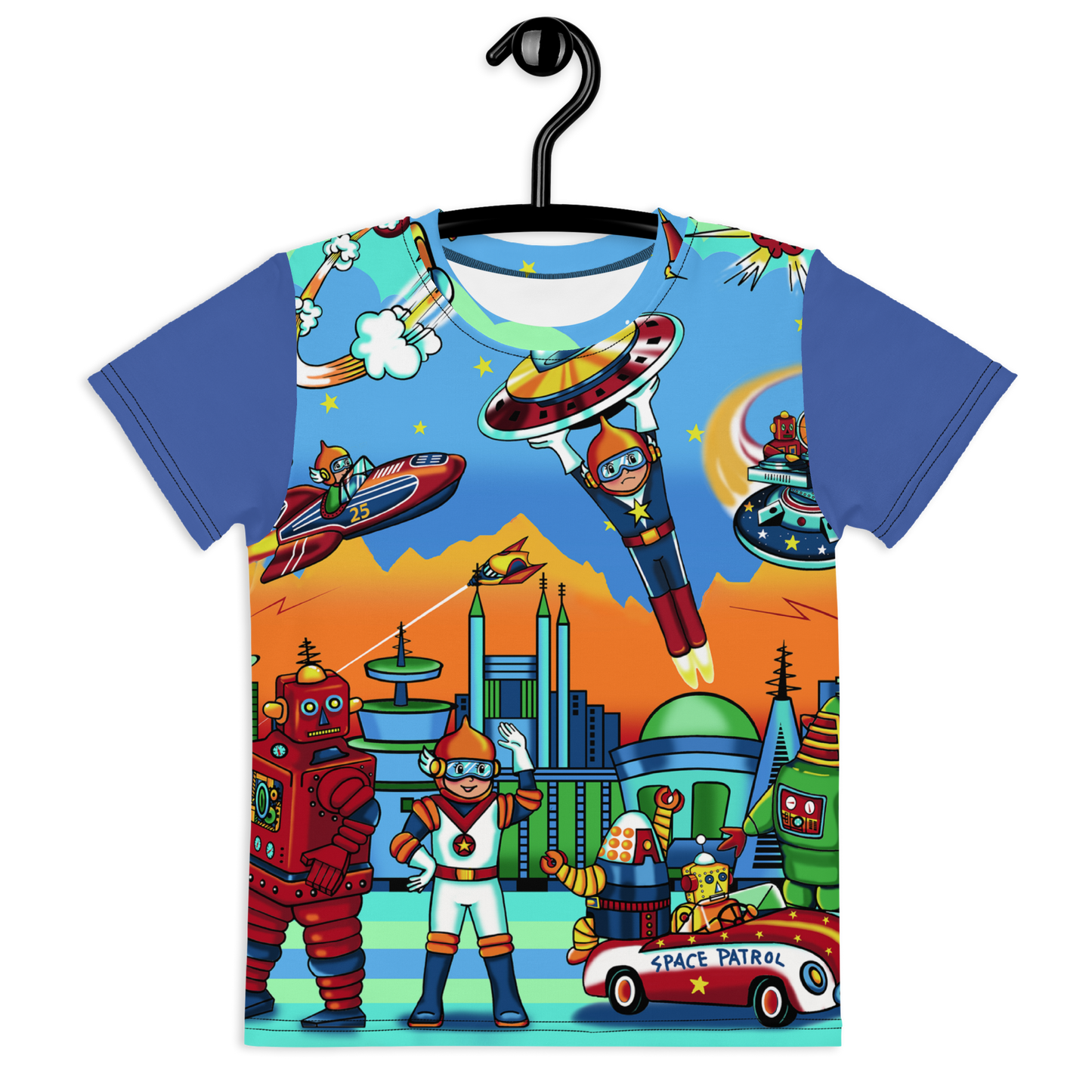 Atomic City Blue Kids t-shirt