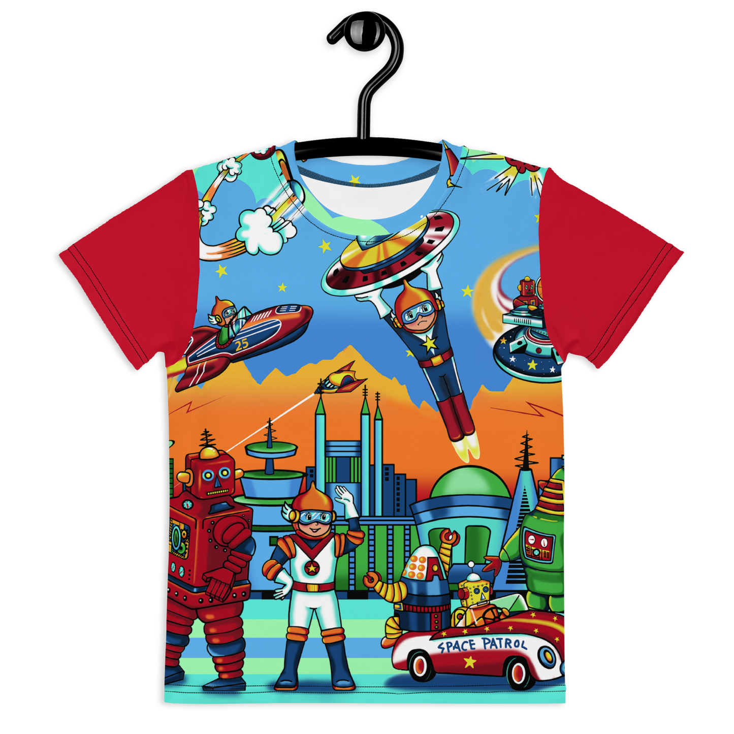 Atomic City Red Kids crew neck t-shirt