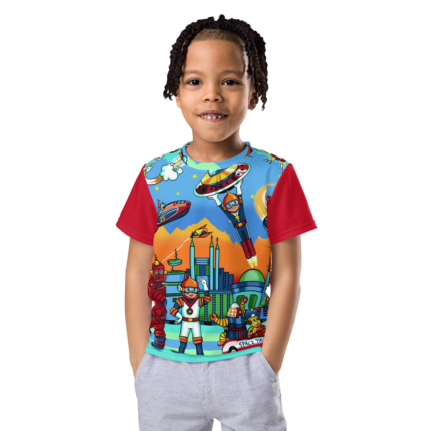 Atomic City Red Kids crew neck t-shirt
