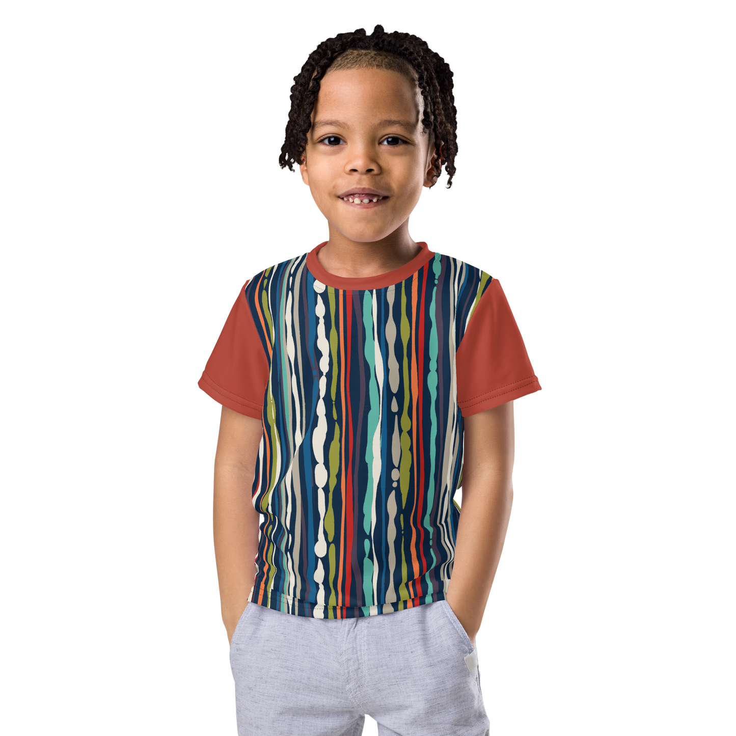 Deep Paintbrush Kids crew neck t-shirt