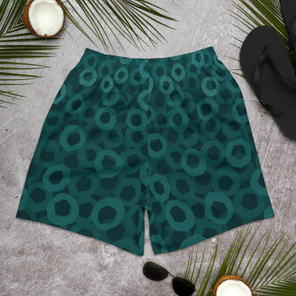 Tic Tac Toe Jade Recycled Athletic Shorts
