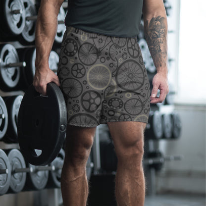 Bicycle Dark Recycled Athletic Shorts