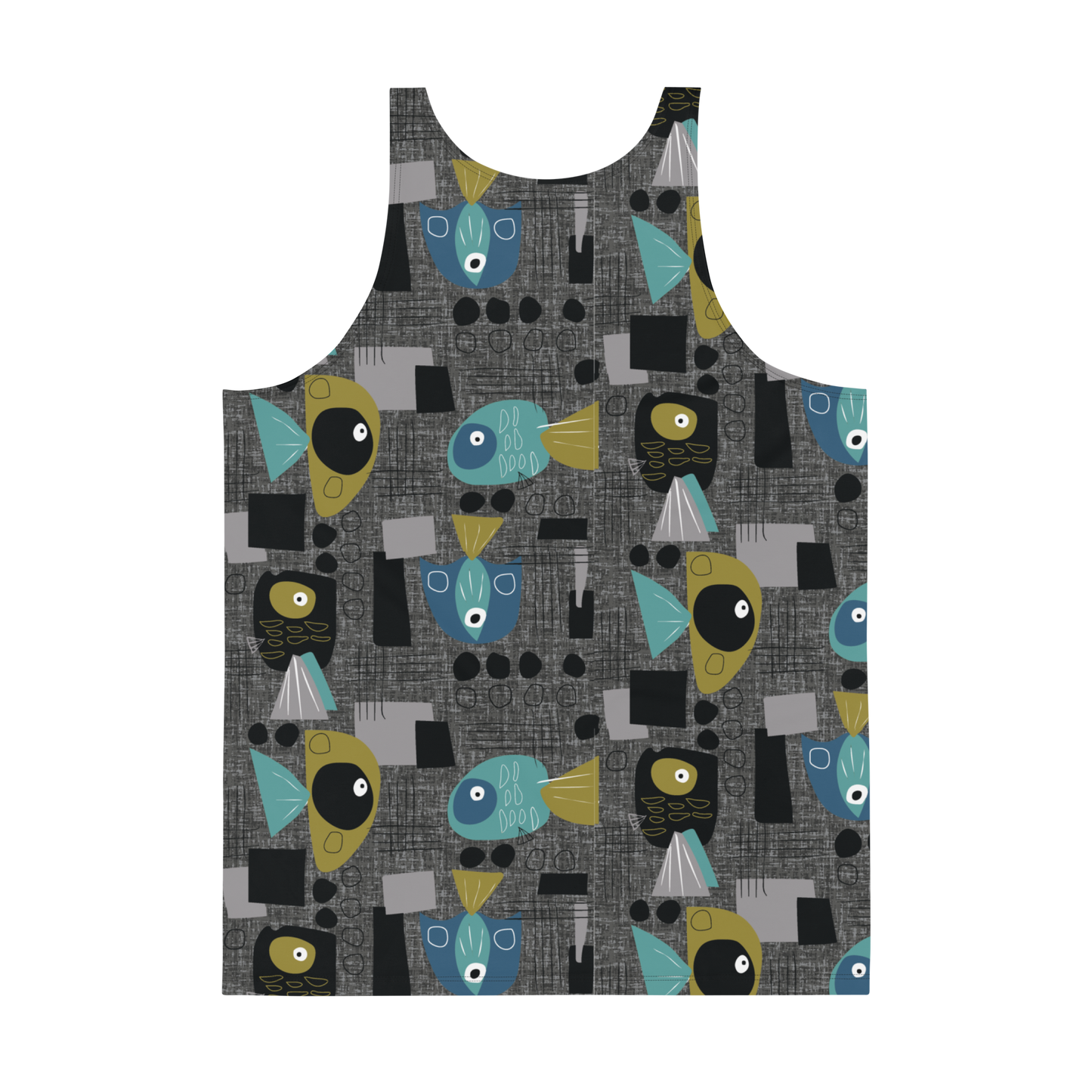 Fuuky Fish Unisex Tank Top
