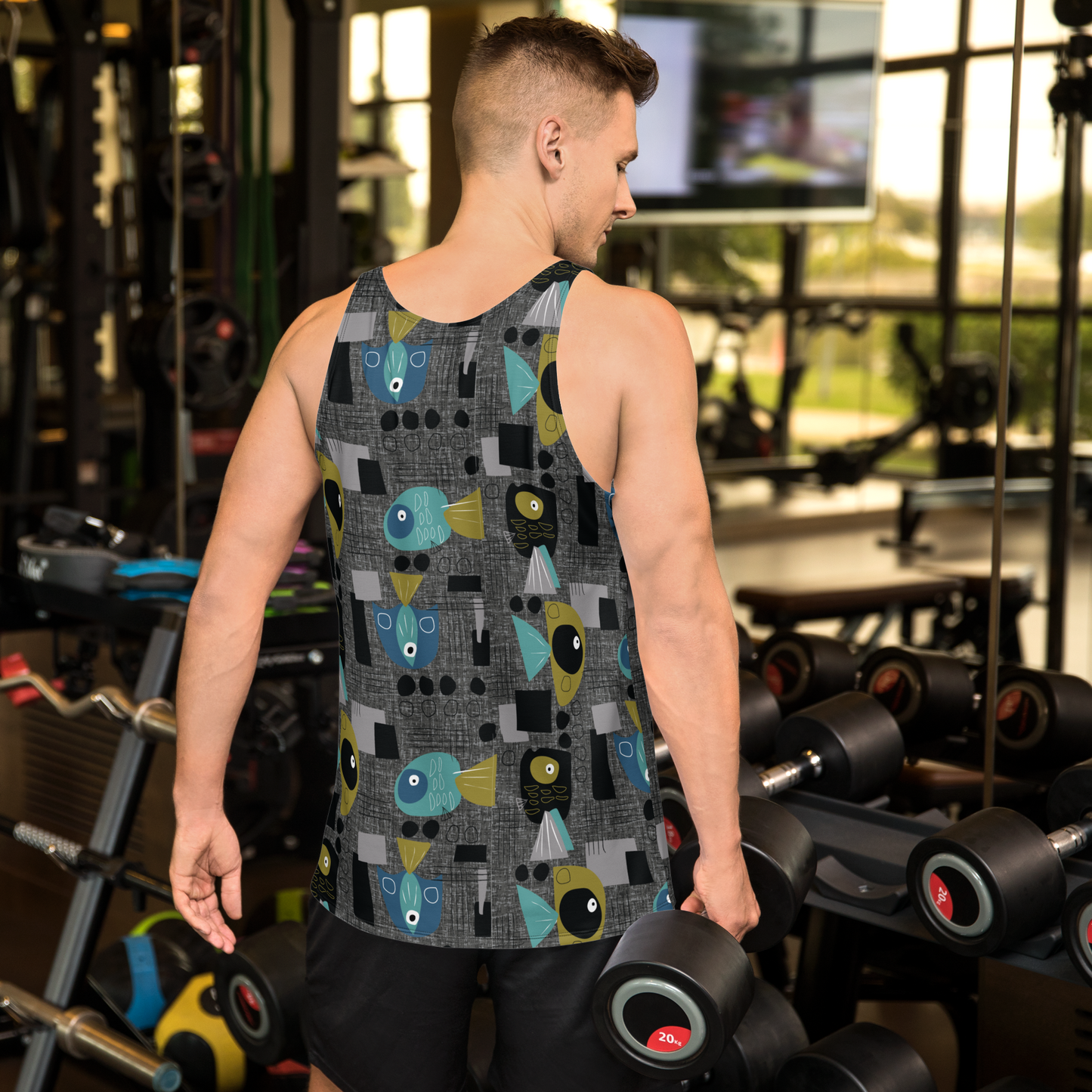 Fuuky Fish Unisex Tank Top