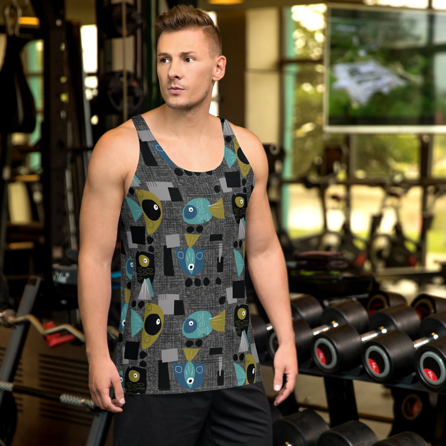 Fuuky Fish Unisex Tank Top