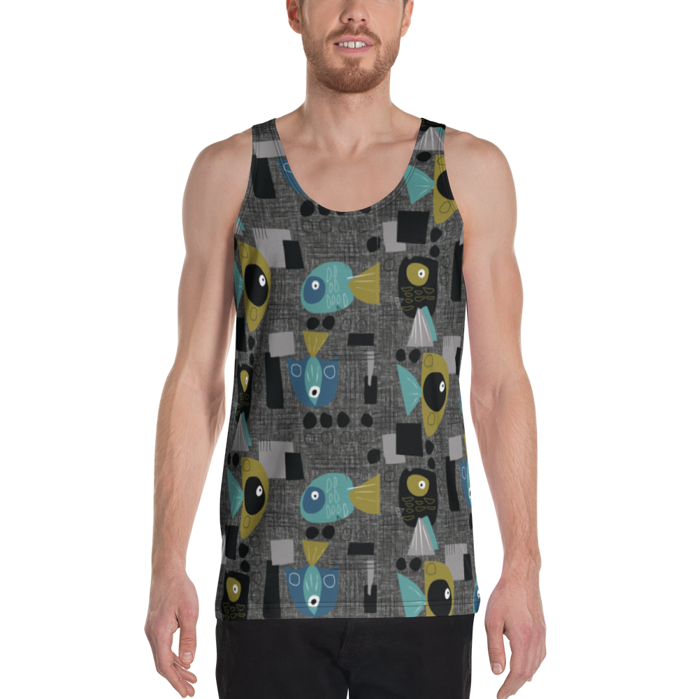 Fuuky Fish Unisex Tank Top