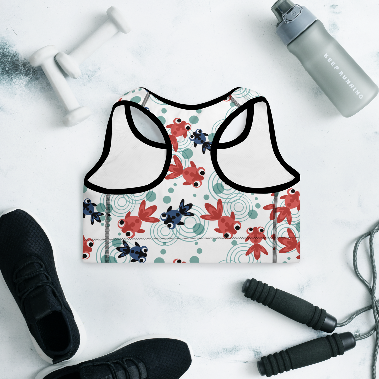 Goldfish Padded Sports Bra