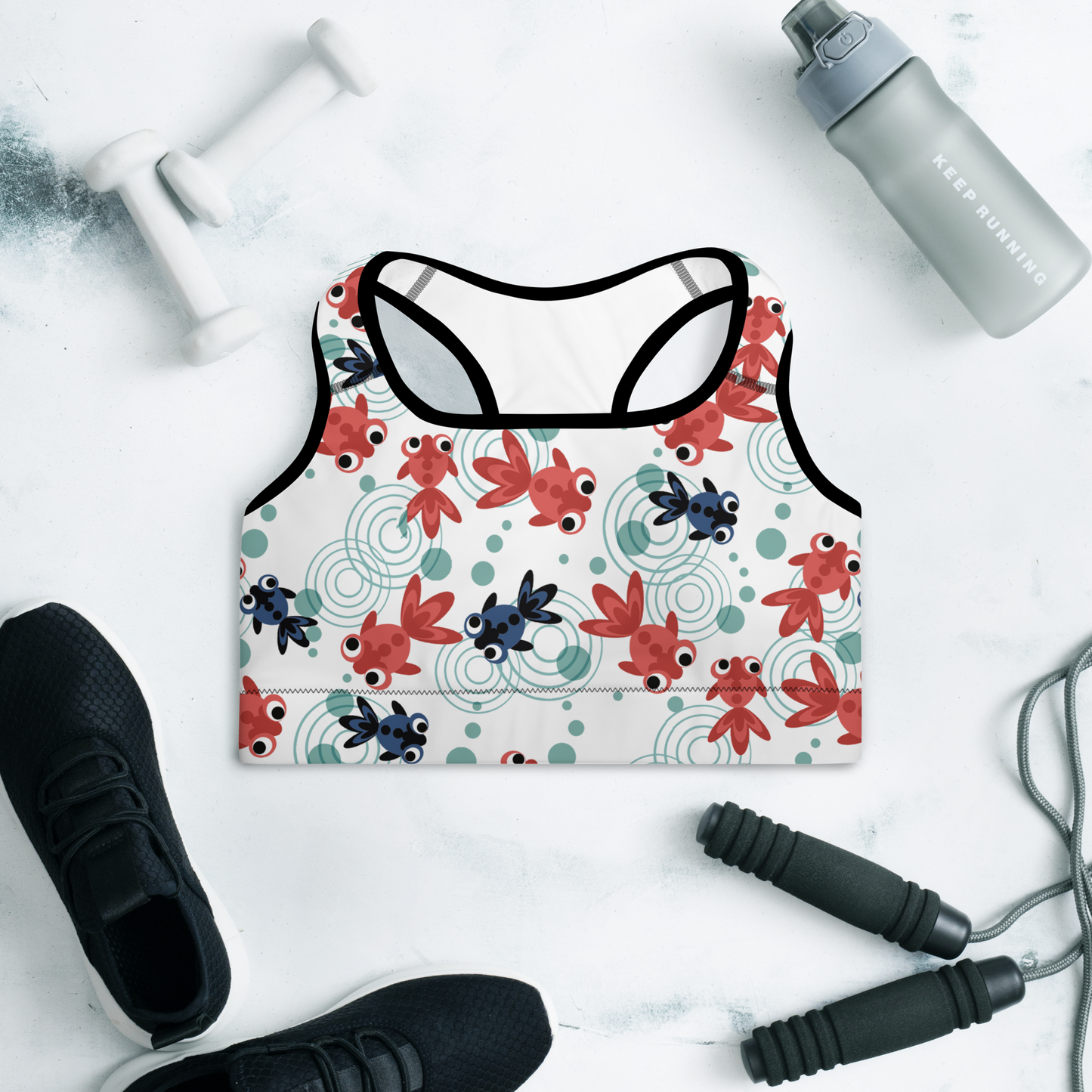 Goldfish Padded Sports Bra