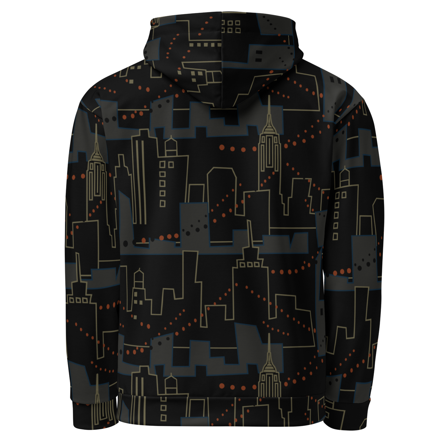 Night City Black Unisex Hoodie