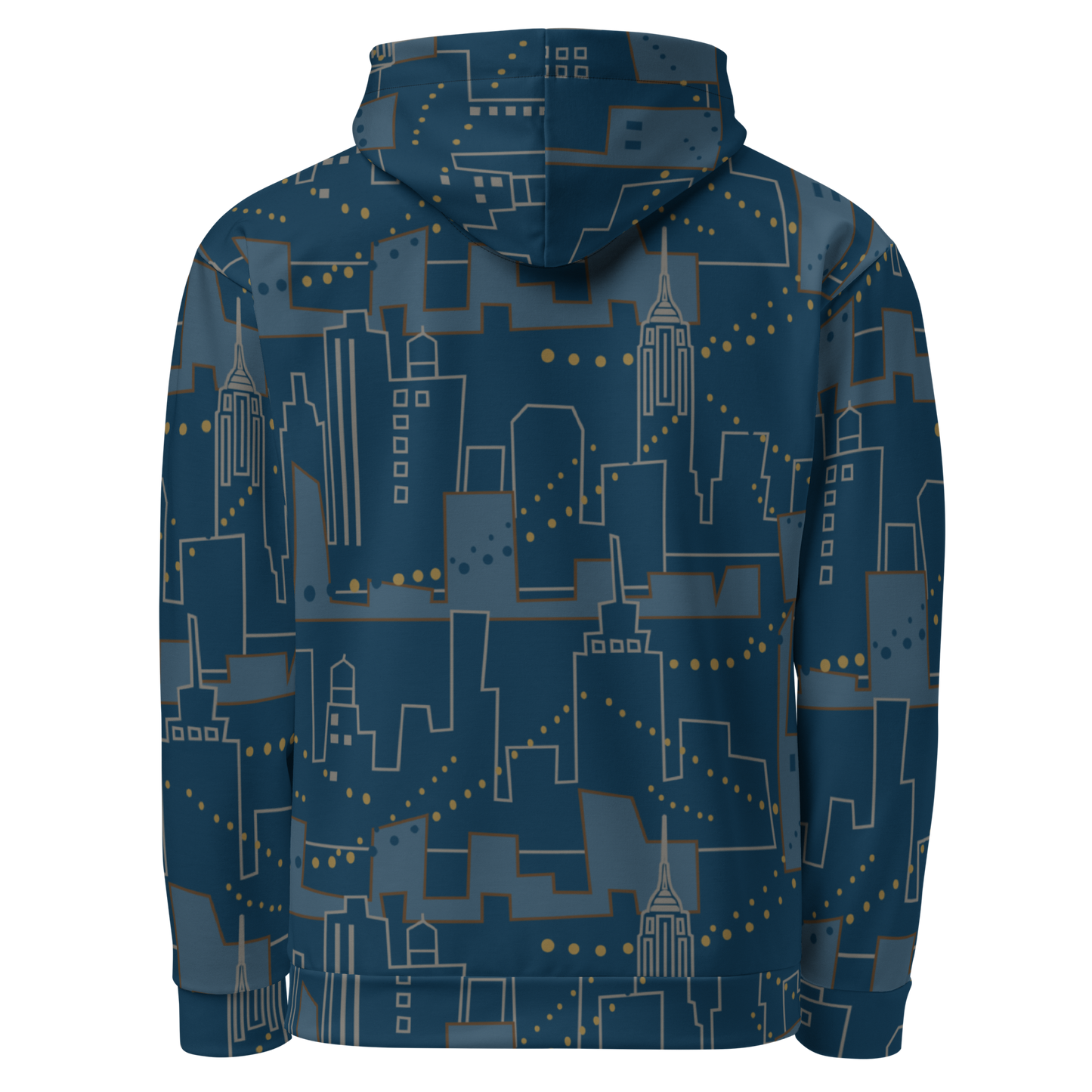 Nignt City Blue Unisex Hoodie