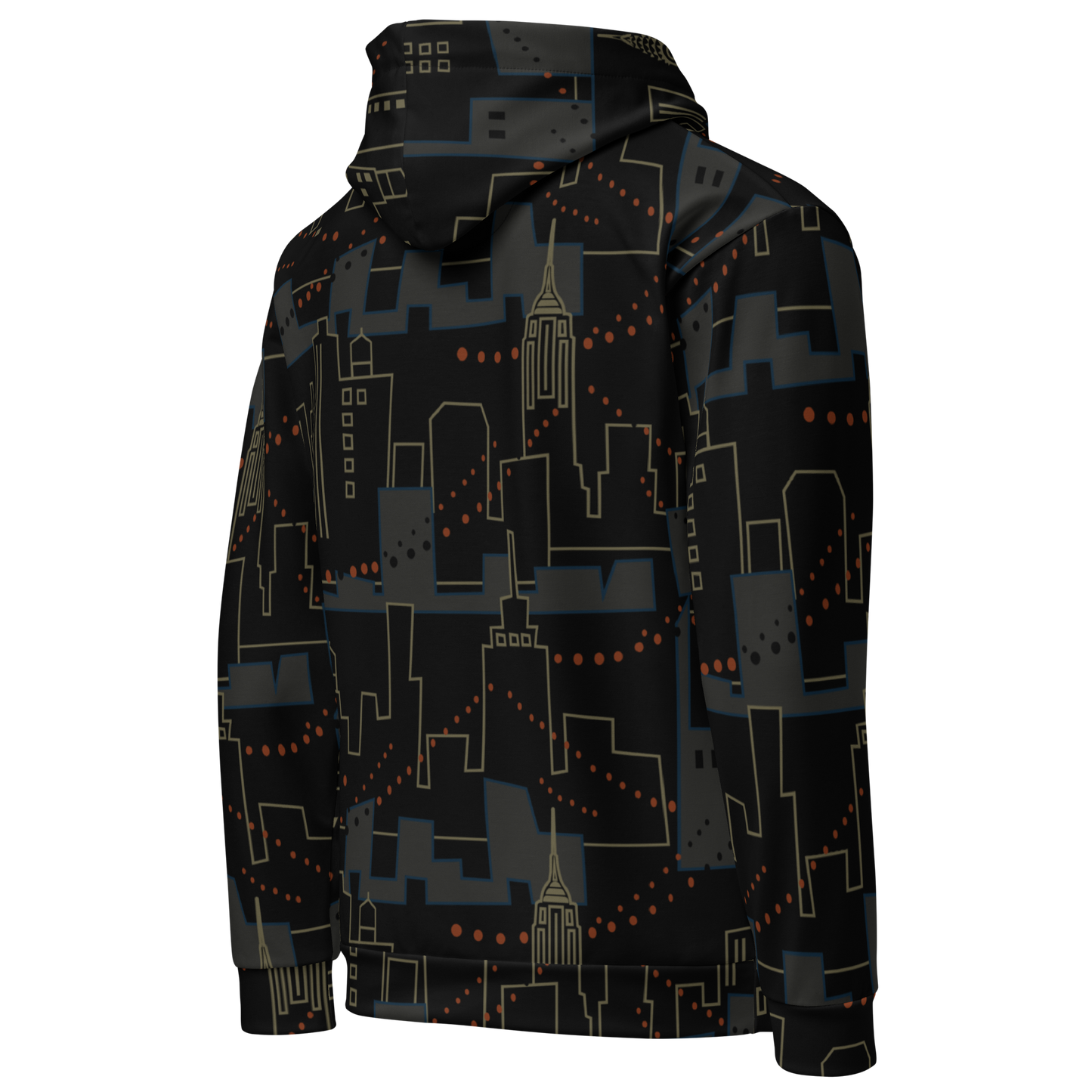 Night City Black Unisex Hoodie