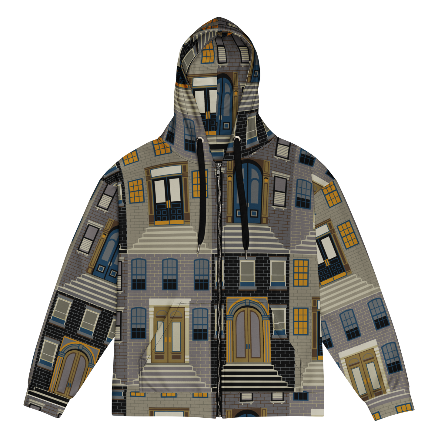 Door to Door Unisex zip hoodie