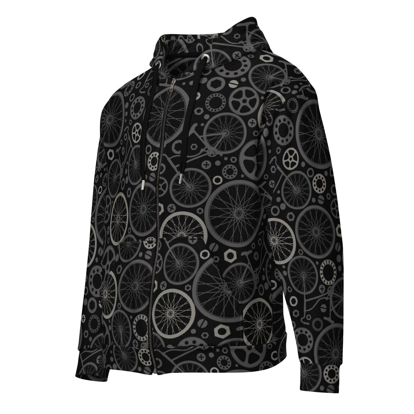 Bicycle Unisex zip hoodie