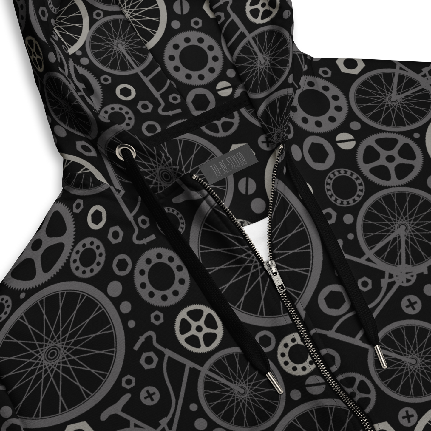 Bicycle Unisex zip hoodie