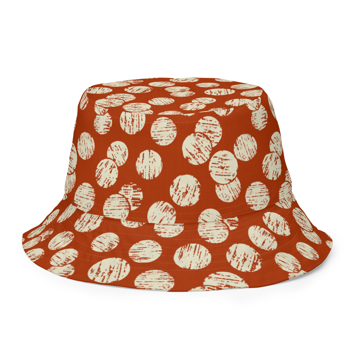 Annaluna Yellow & Vintage Dots Red Reversible bucket hat