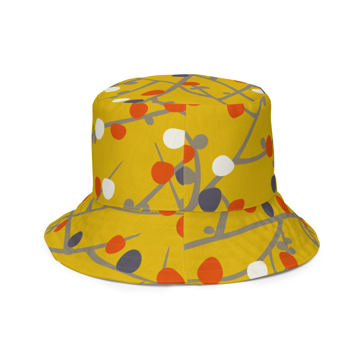 Annaluna Yellow & Vintage Dots Red Reversible bucket hat
