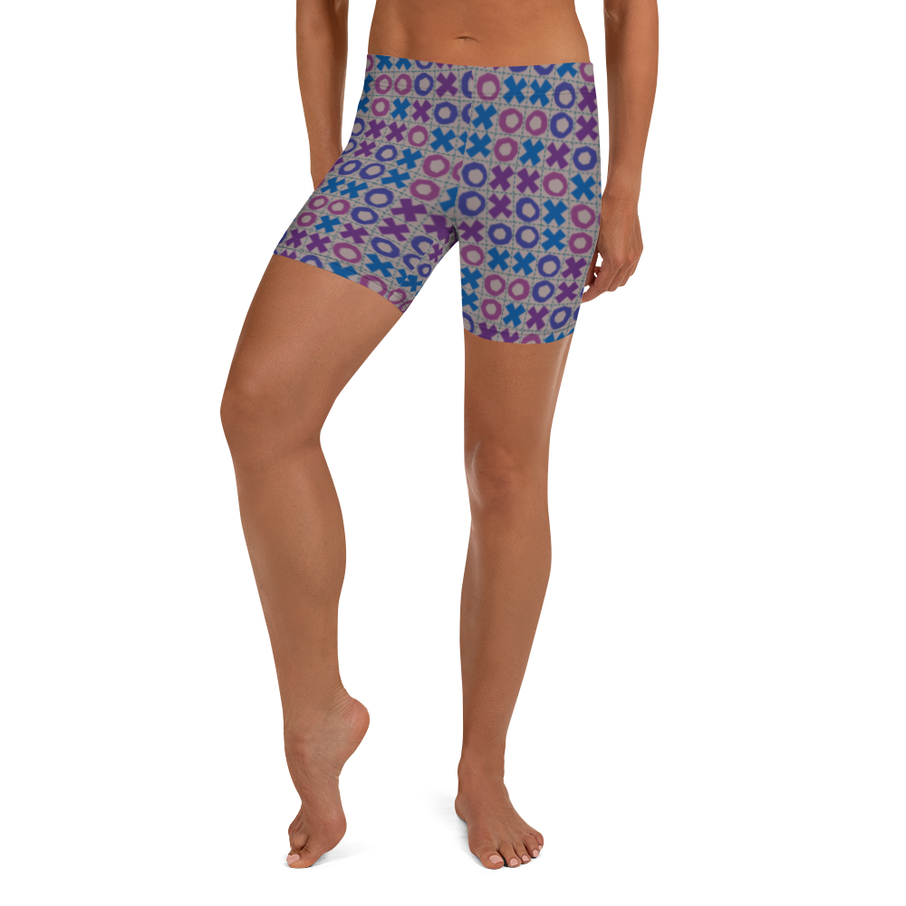 Retro Grid Tic Tac Toe Shorts