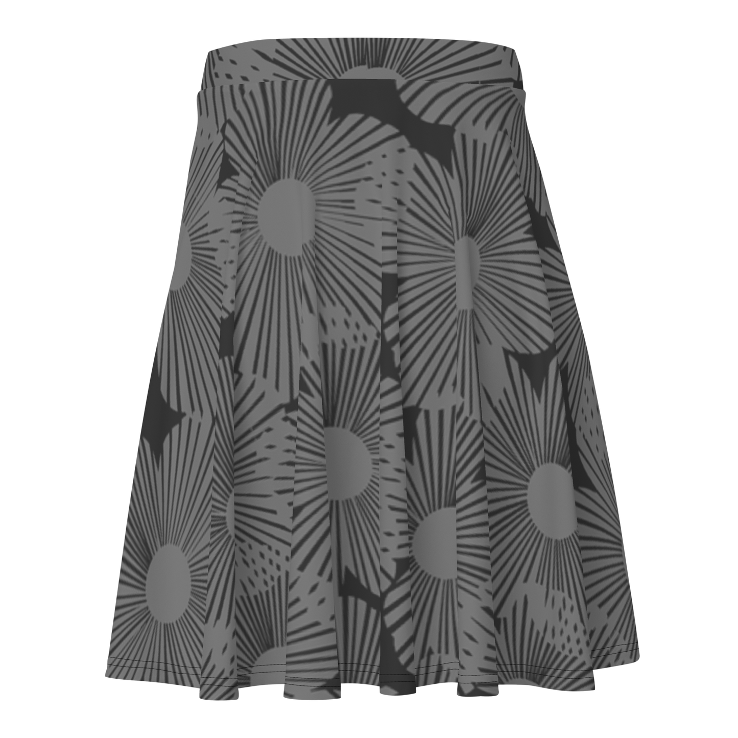 Diddy Flower Eclipse Skater Skirt