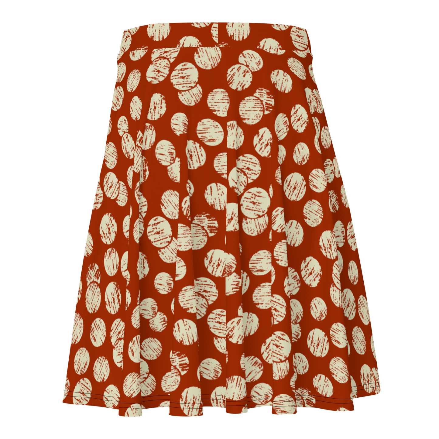 Vintage Dots Red Skater Skirt