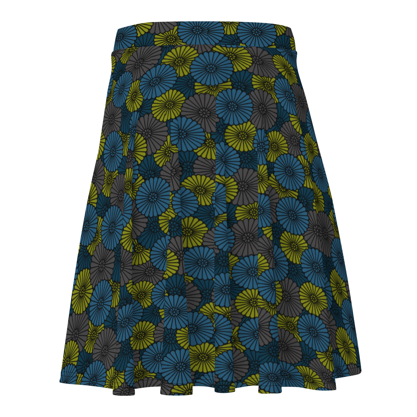 Mum Teal Skater Skirt