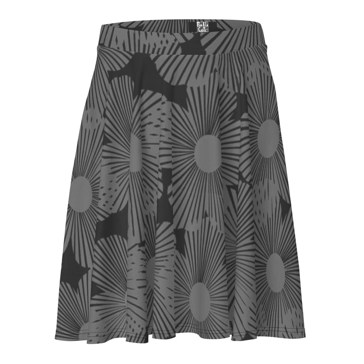 Diddy Flower Eclipse Skater Skirt