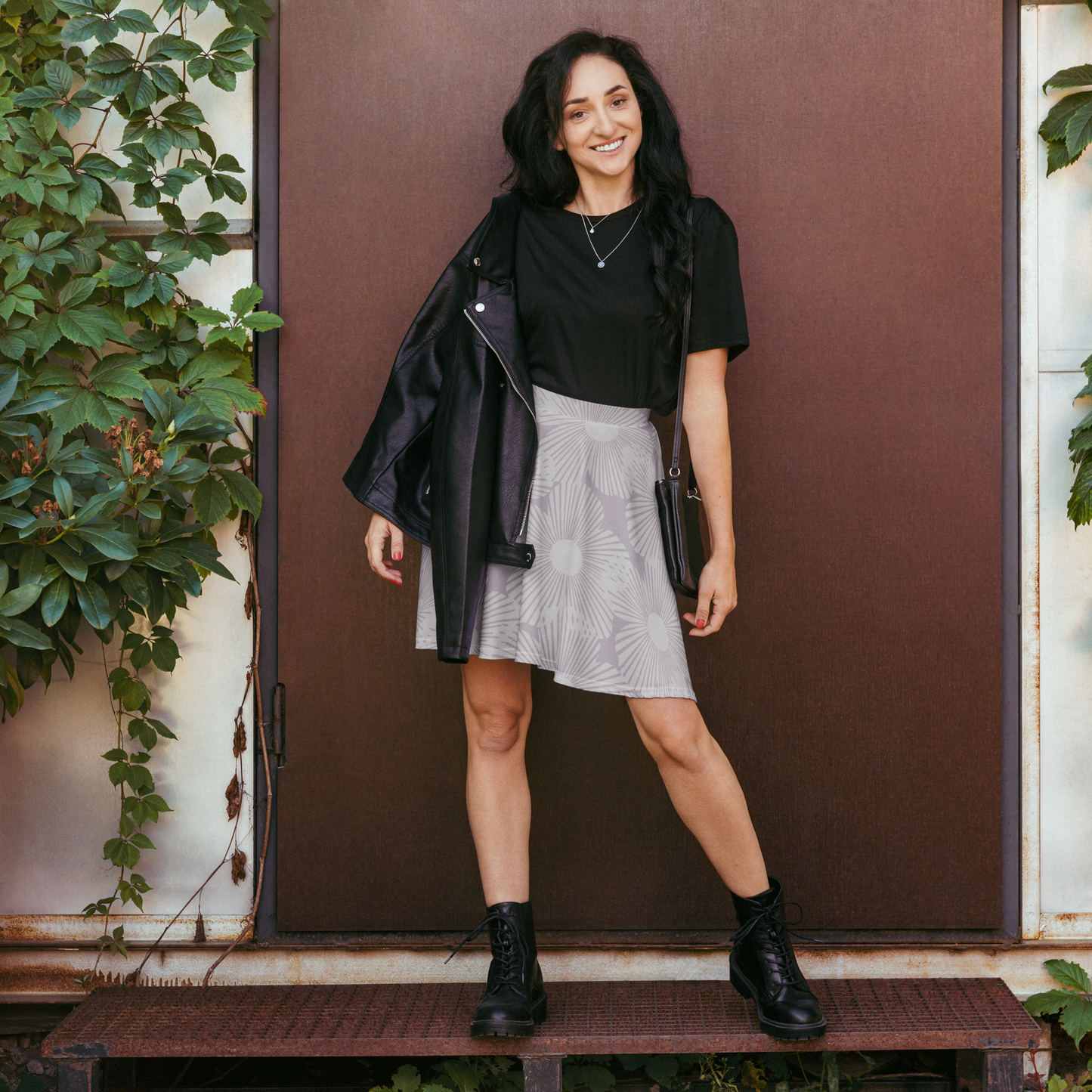 Diddy Flower Lily Skater Skirt