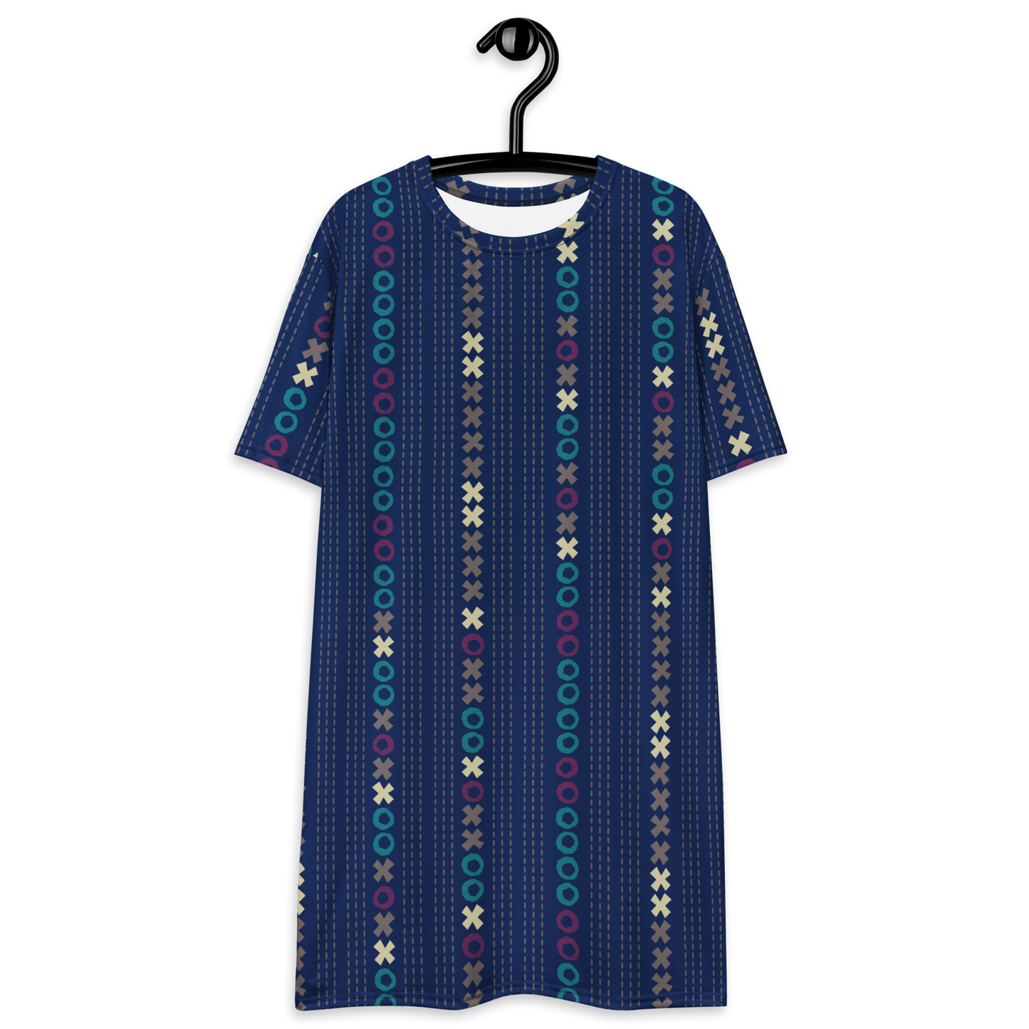 Tic Tac Toe Stripe Navy