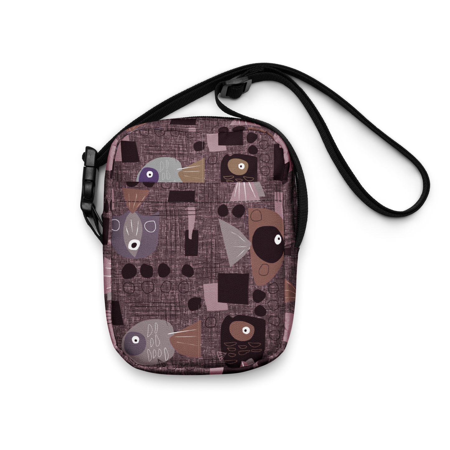 Funky Fish Wine Utility crossbody bag