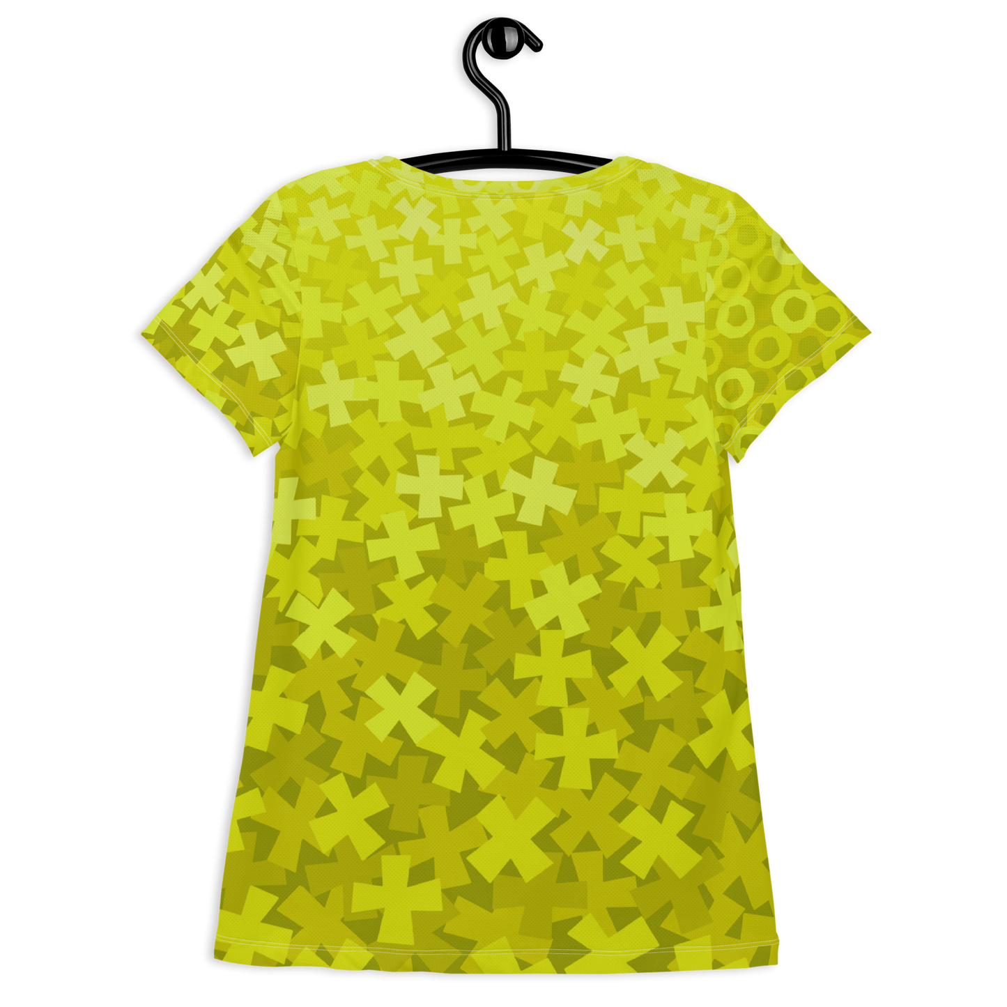 Tic Tac Toe Athletic T-shirts - Lemon