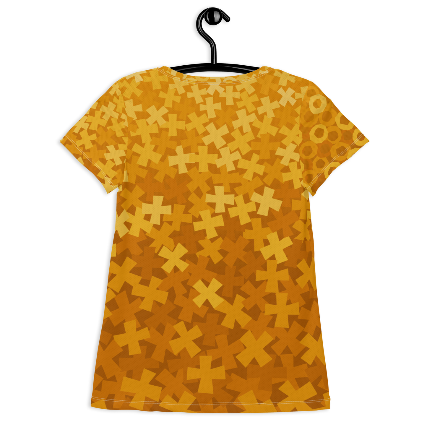 Tic Tac Toe Athletic T-shirts - Orange