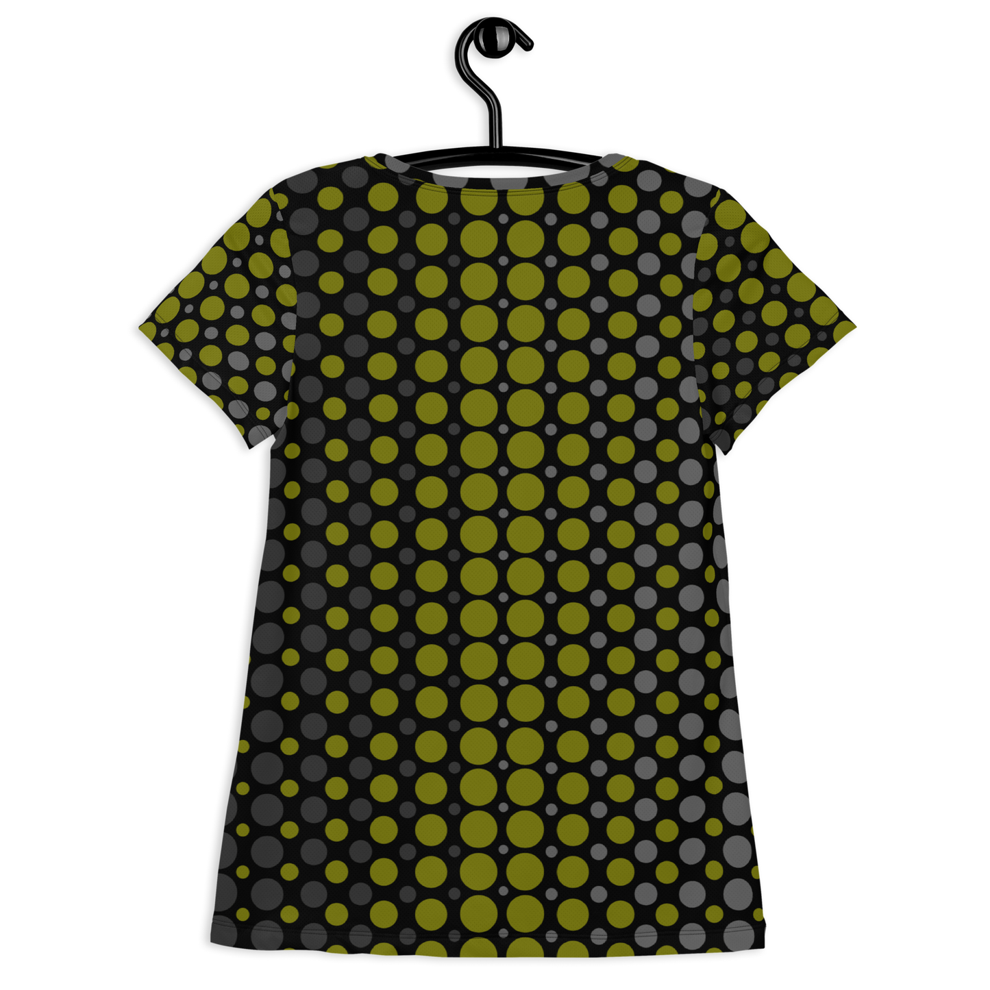 Ombre Dots Athletic T-shirts - Moss Green