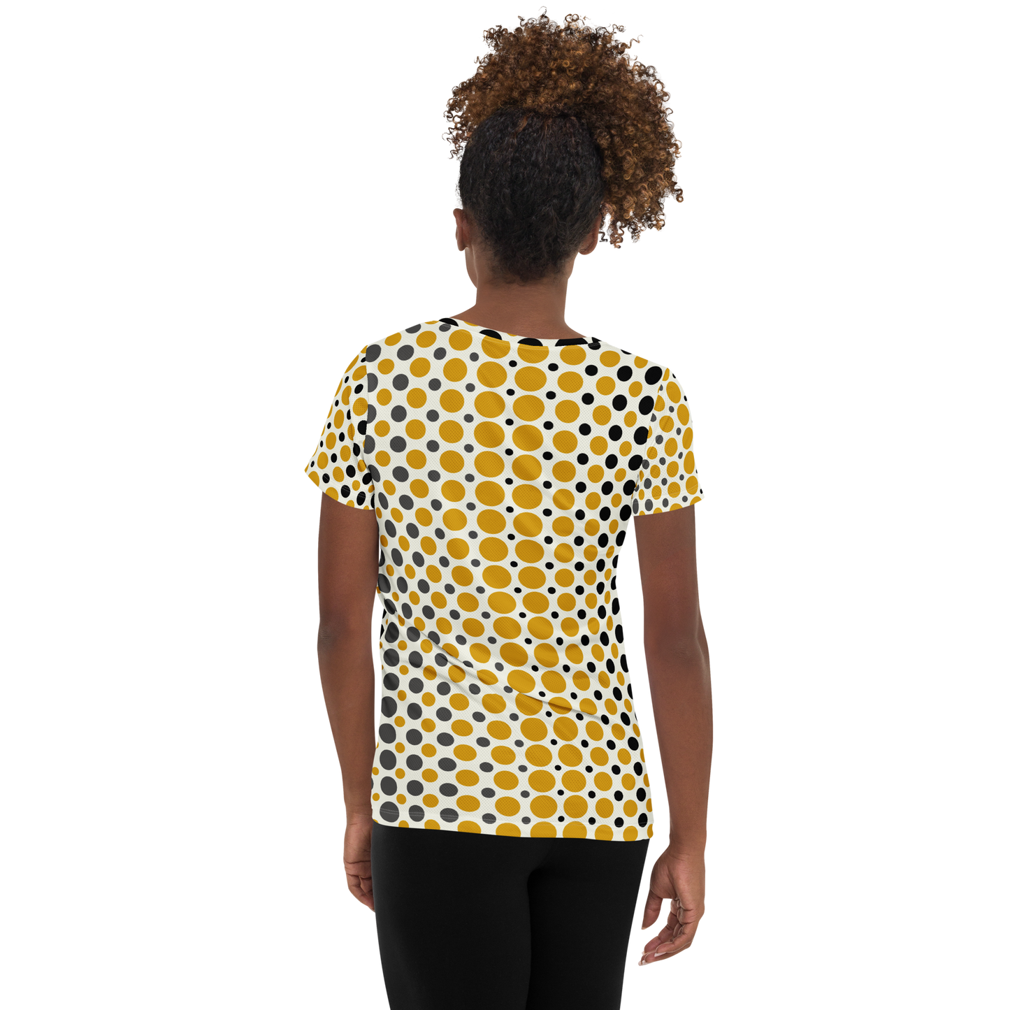 Ombre Dots Athletic T-shirt - Beige