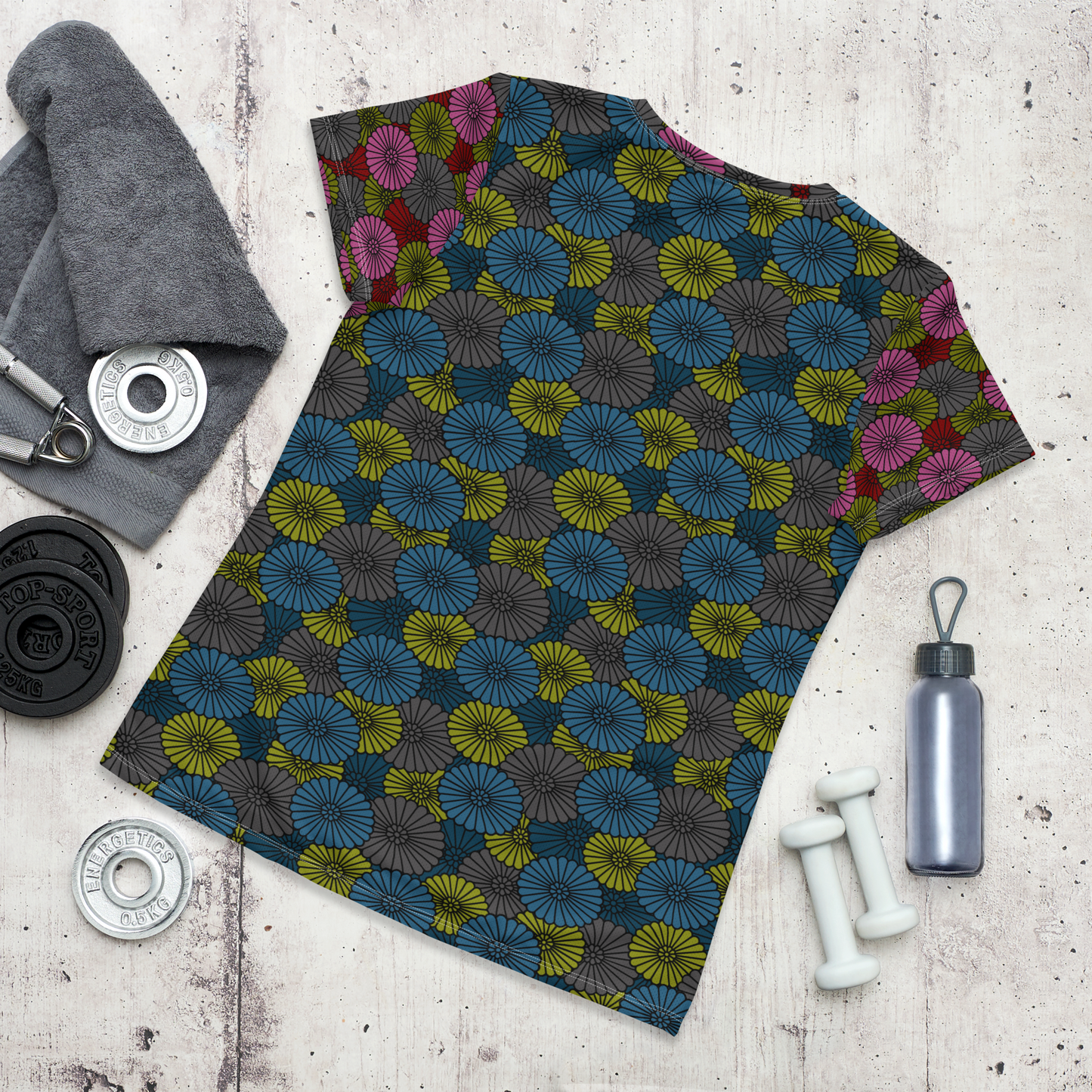 Mum Teal Athletic T-shirt
