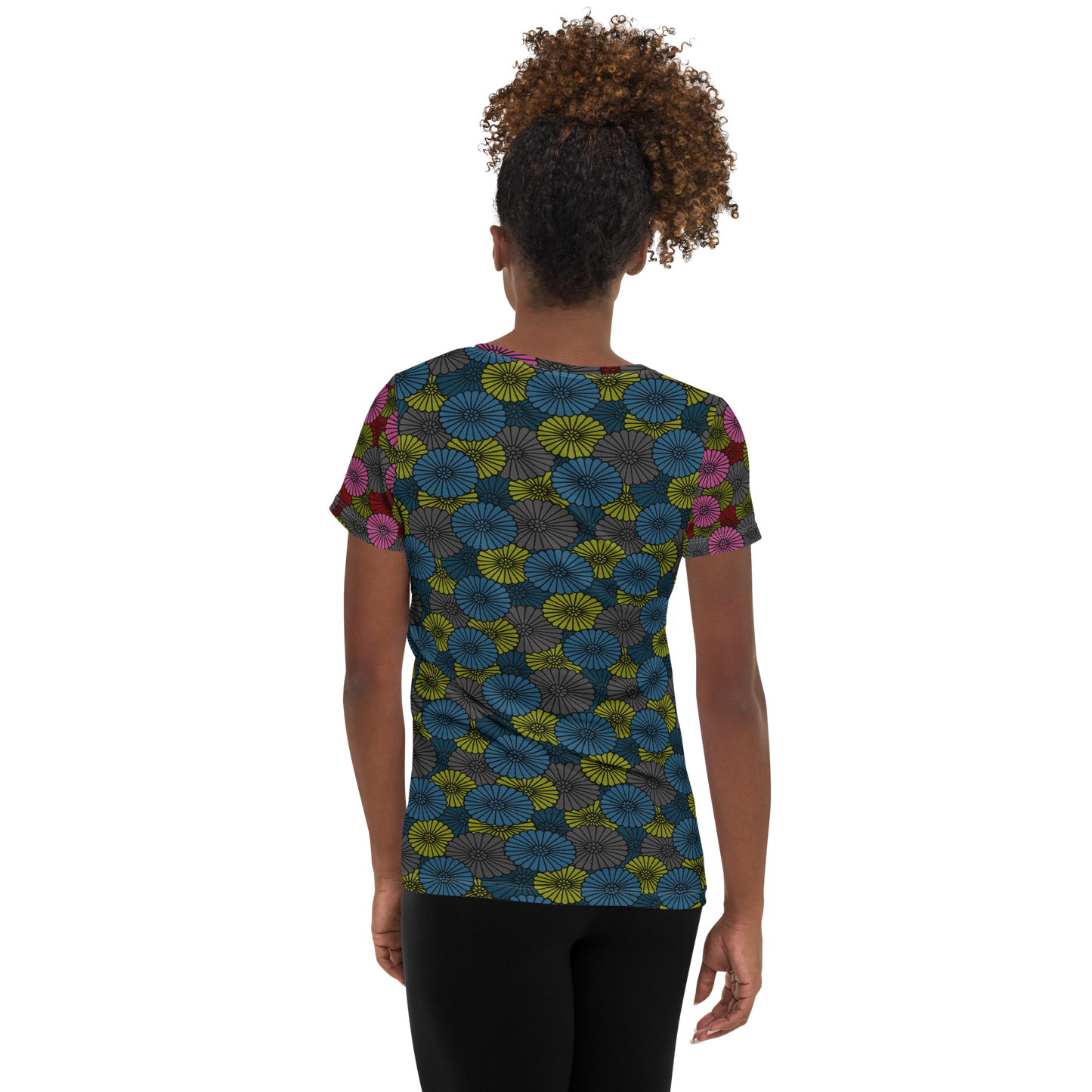 Mum Teal Athletic T-shirt