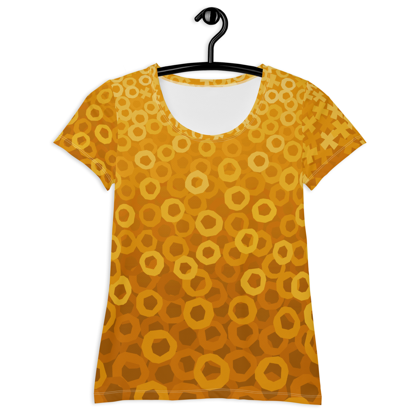 Tic Tac Toe Athletic T-shirts - Orange
